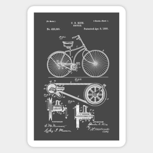 Bicycle Patent 1890 Sticker